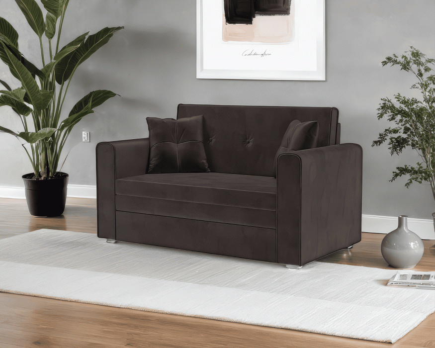 Диваны выкатные, Диван прямой выкатной Санта (Бархат)