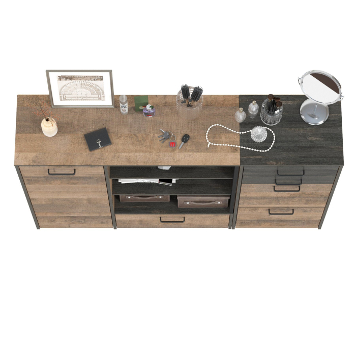 Прихожие, Тумба для обуви Трувор 13.241.06 с комодом с тремя нишами