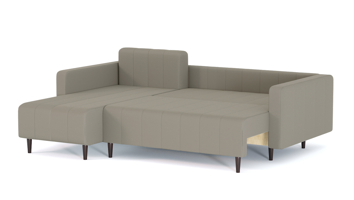 Диваны угловые в гостиную, Диван-кровать угловой Мартиника пантограф, велюр