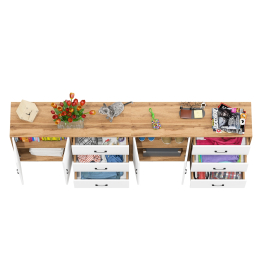 Два комода РВК 123-1204 с ящиками и дверками