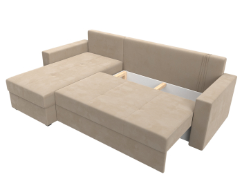 Диван угловой Верона Лайт левый угол, велюр