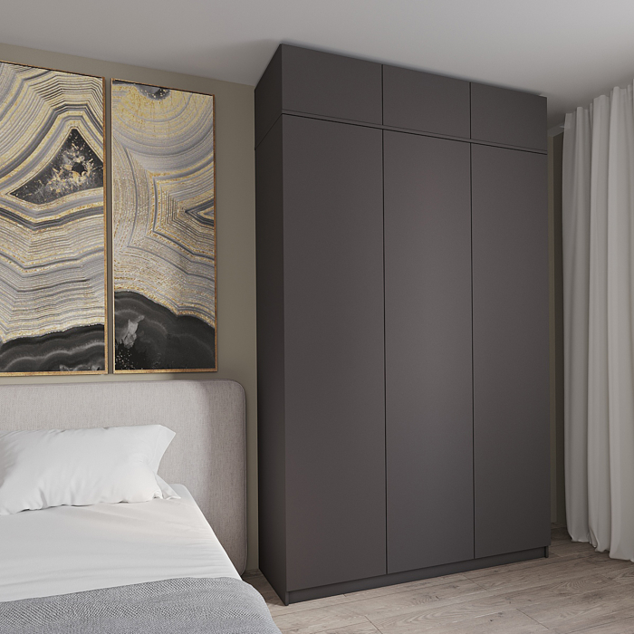 Шкафы распашные, Шкаф Мика с антресолью 1500