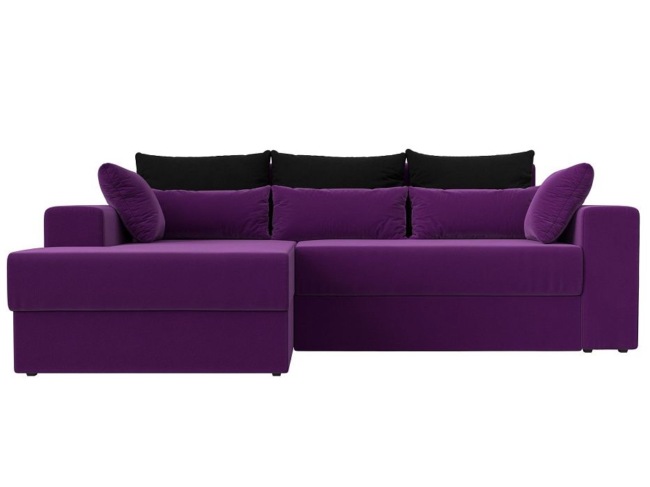 Офисные диваны, Угловой диван Майами левый угол, микровельвет