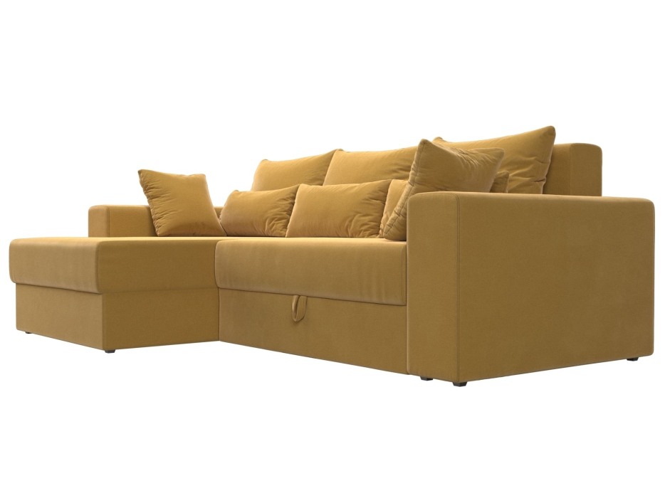 Диваны угловые, Диван угловой Мэдисон НПБ, микровельвет, левый угол