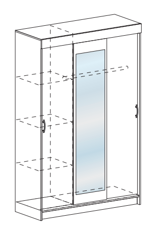Шкафы-купе, Шкаф-купе Андрей-4 