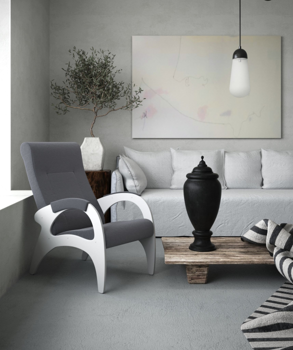 Кресло для отдыха, Кресло для отдыха РИМИНИ - БЕЛЫЕ