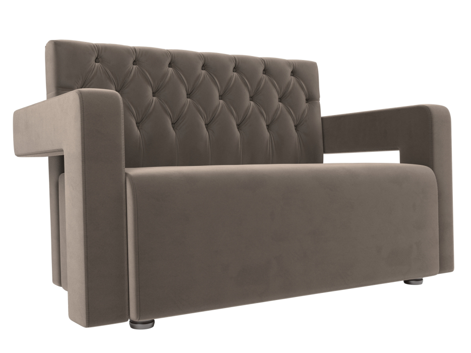 Дизайнерские диваны для гостиной, Прямой диван Рамос Люкс 2-х местный, велюр