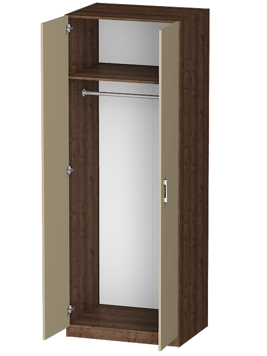 Для одежды, Распашной шкаф Лайф для одежды 80*60*215 Дуб экспрессив