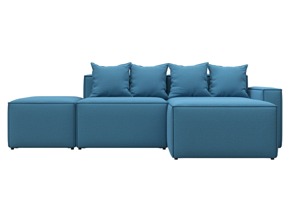 Диваны угловые в гостиную, Диван угловой модульный Лига-063 угол правый, рогожка Амур