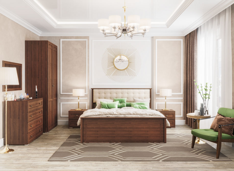 Кровати 140х200, Корпус кровати 1,4 м РКР-2 Спальня Ричард