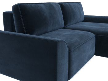 Диван угловой Лига-048 НПБ, велюр TOWER