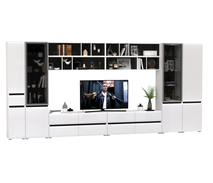 Стенки для гостиной, Сидней корпусная мебель в гостиную № 91