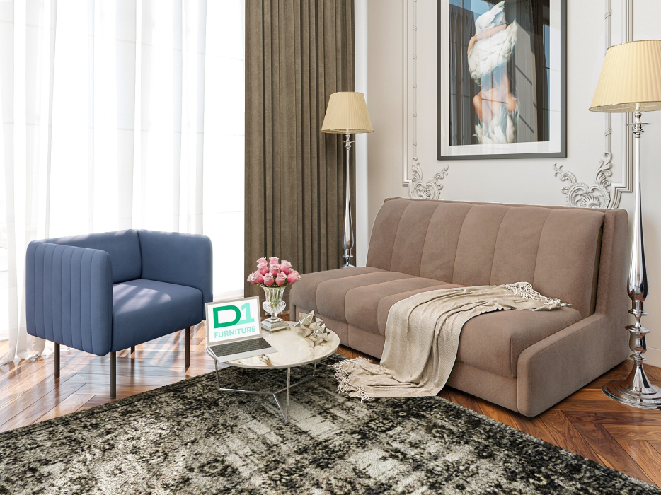 Кресло для отдыха, Кресло тканевое Рио, велюр