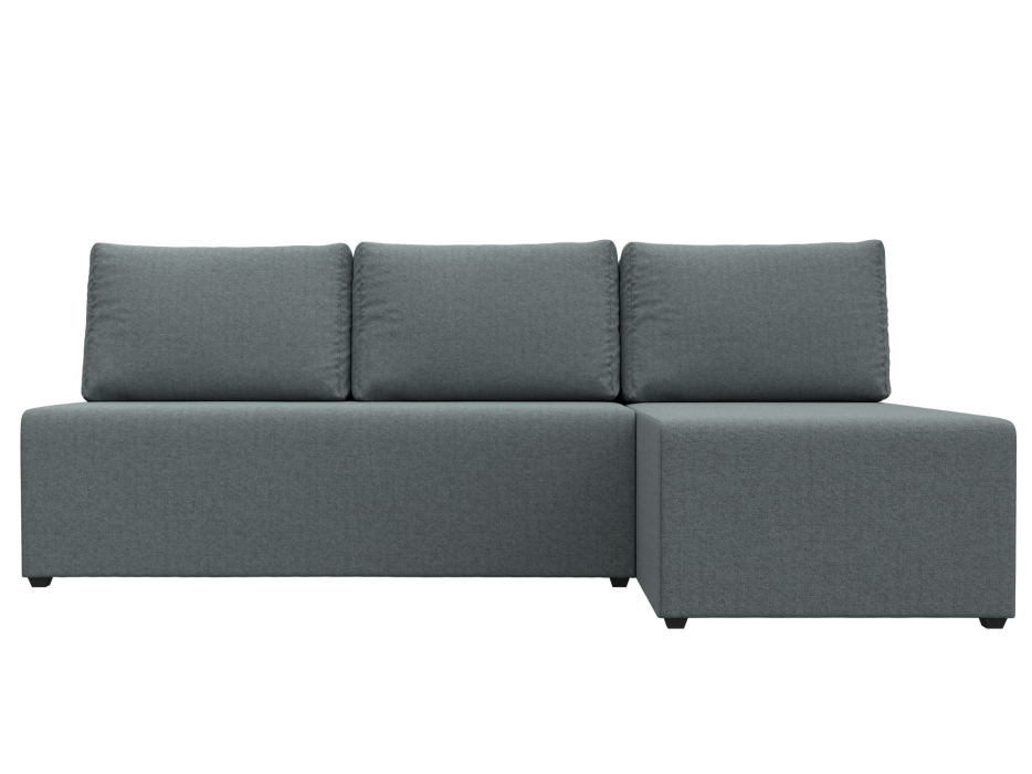 Диваны угловые в гостиную, Диван угловой Поло правый угол, рогожка Амур