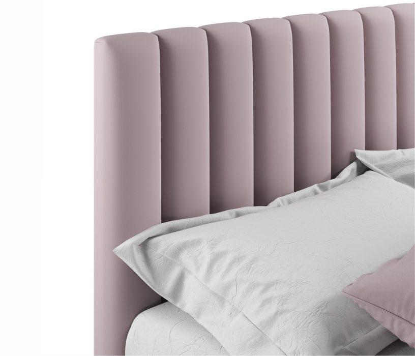 Мягкая кровать, Мягкая кровать Olivia 1600 с ортопедическим основанием и матрасом АСТРА