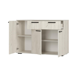 Комод Стандарт-4, Дуб крафт белый
