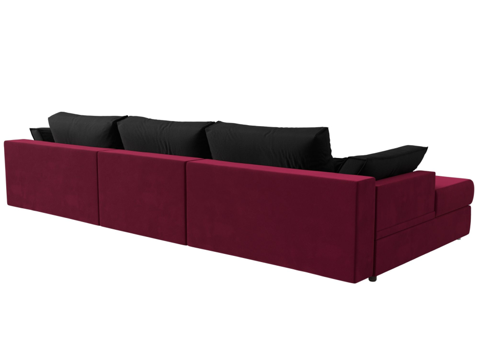 Диваны угловые в гостиную, Угловой диван Пекин Long угол левый, НПБ, микровельвет