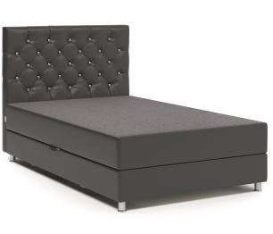 Кровать тахта Шармэль Люкс 120 с подъемным механизмом, рогожка / экокожа