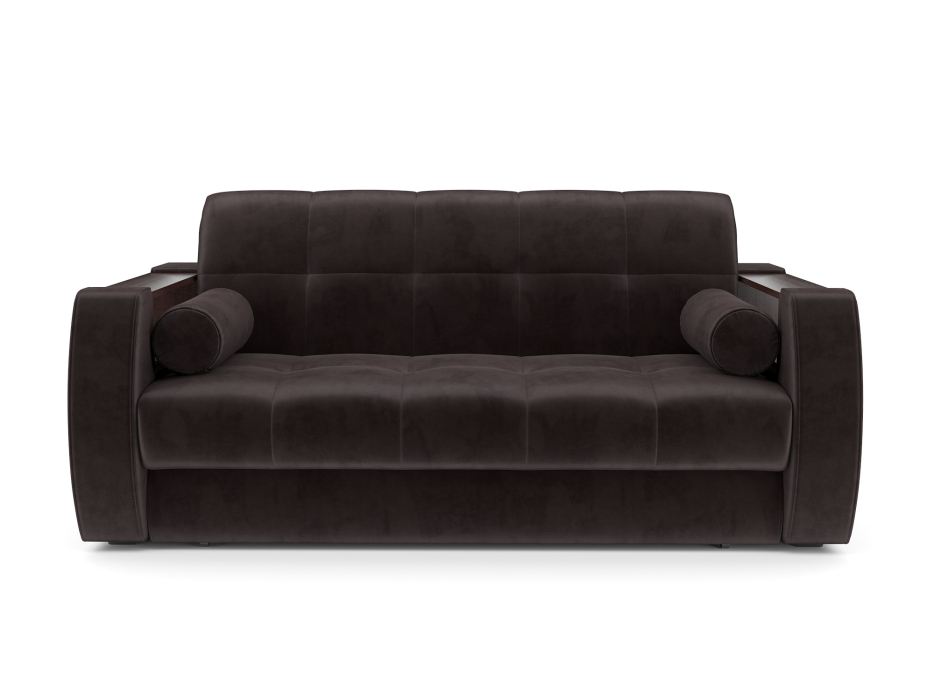 Диваны с ящиком для белья, Диван аккордеон Барон №3 ППУ 155х200 Бархат