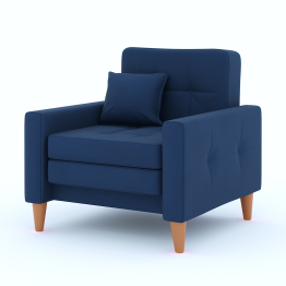 Кресло- кровать Этро Люкс, велюр, 60