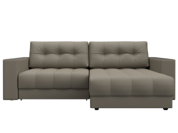 Диван угловой с декором Лига-049 НПБ, экокожа GRIFON