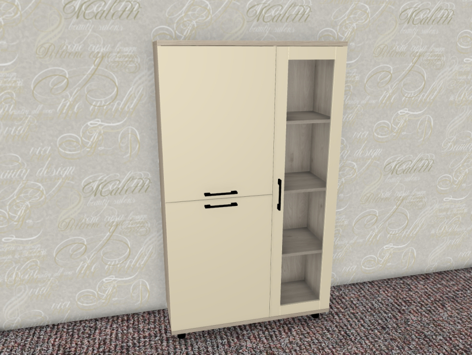 Шкафы распашные, Модульная система Грейс Шкаф ШК-5081  Гикори Джексон Светлый