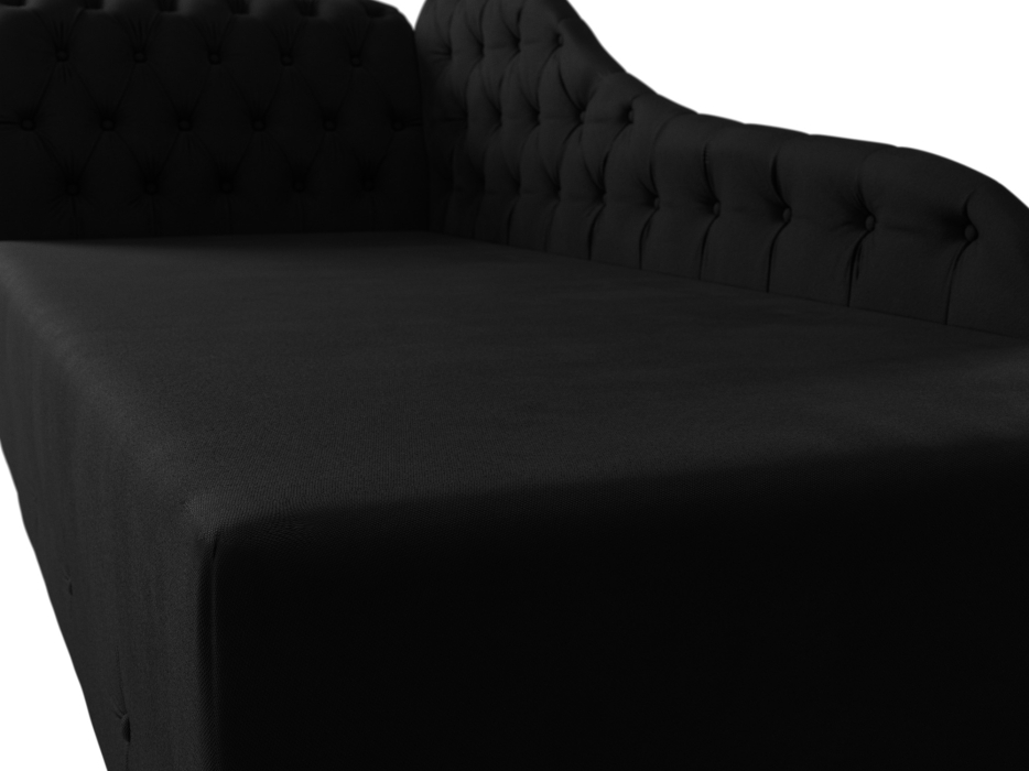 Кушетка диван, Кушетка Камерон левая, микровельвет 