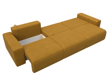 Диван прямой Лига-036 НПБ Классик Лонг, велюр BRUT