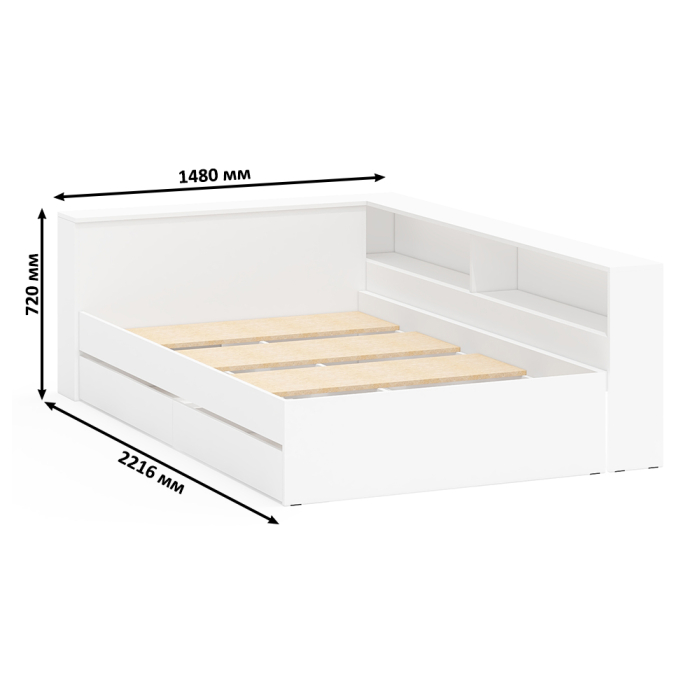 Спальные гарнитуры, Туалетный столик для спальни с подсветкой 110 и Ксения кровать 1200 с ящиками и прикроватный блок