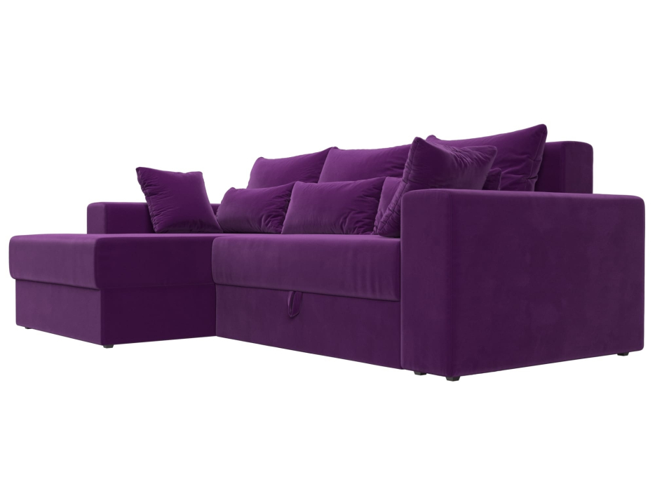 Диваны угловые, Диван угловой Мэдисон НПБ, микровельвет, левый угол
