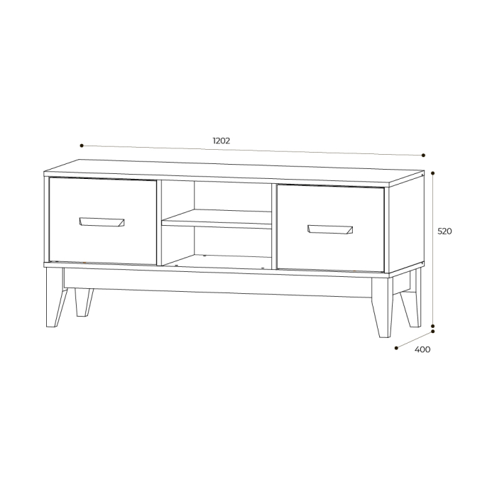 Стенки для гостиной, Гостиная Скандика. Комплект 1