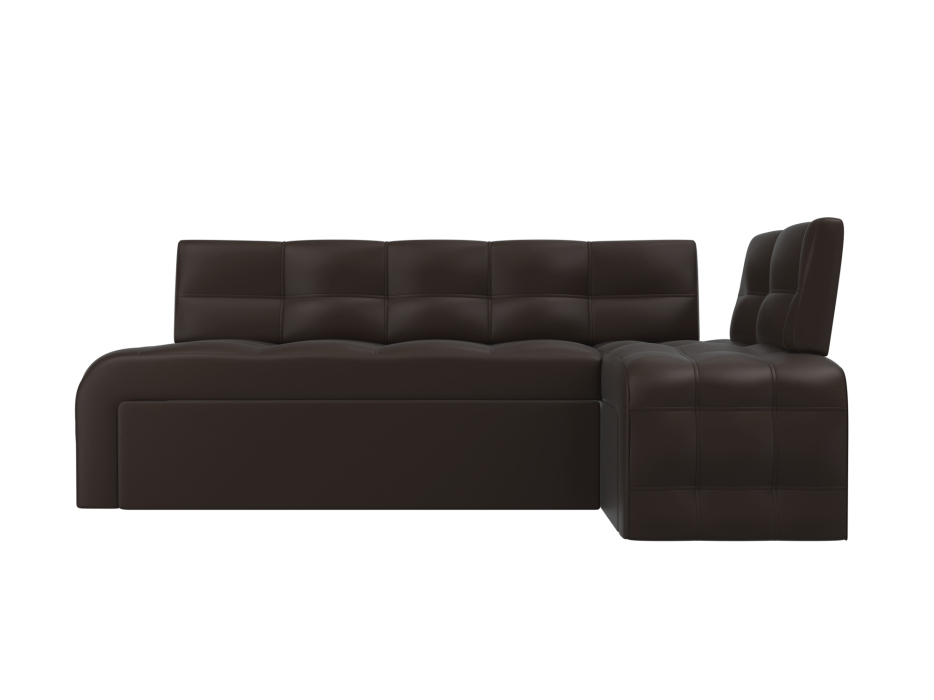 Диваны угловые кухонные, Кухонный угловой диван Люксор правый угол, экокожа