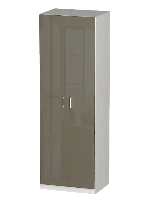 Шкафы двухстворчатые, Распашной шкаф Лайф с полками 80*60*240 Северное дерево