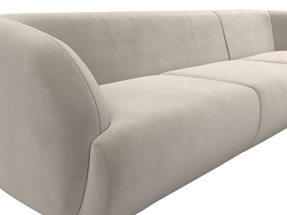 Диваны угловые в гостиную, Диван угловой Лига-041 правый угол, микровельвет