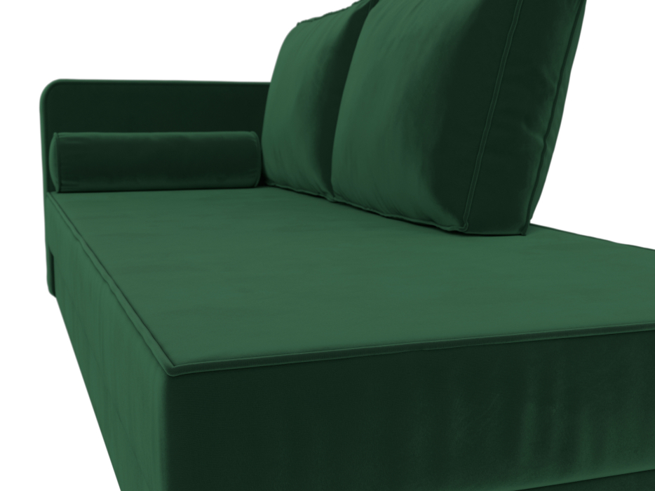 Кушетка кровать, Кушетка Прайм, велюр, левый угол