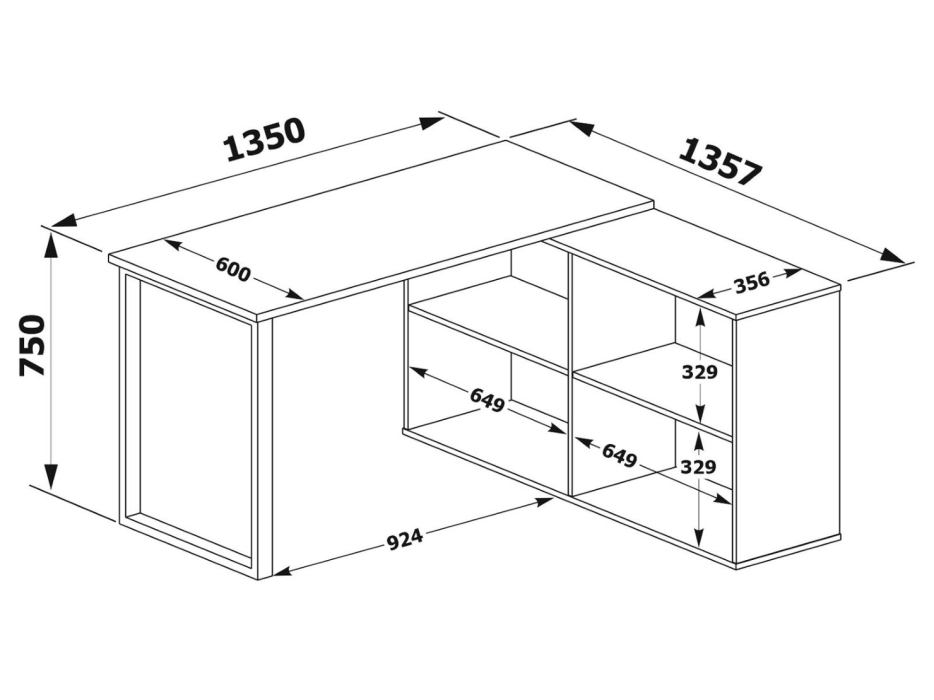 Угловые, Письменный стол СПм-209