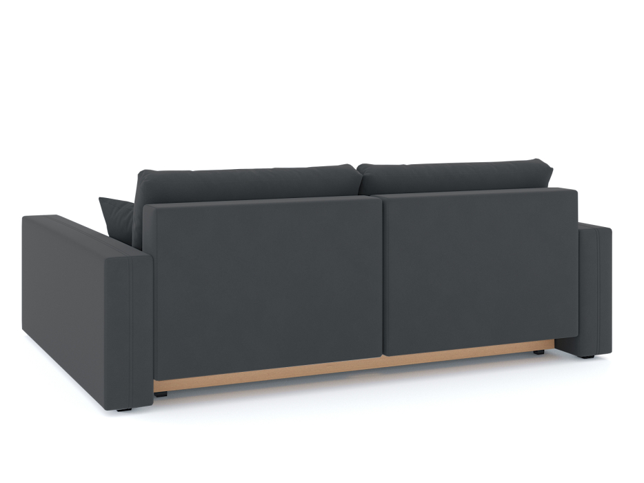 Диваны угловые в гостиную, Диван-кровать угловой Брест 2 секции еврокнижка, велюр