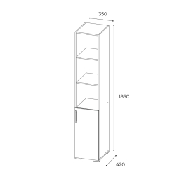 Пенал к столу компьютерному