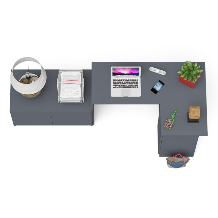 Угловые, Тумба широкая Мори 900 и угловой стол компьютерный Мори правый