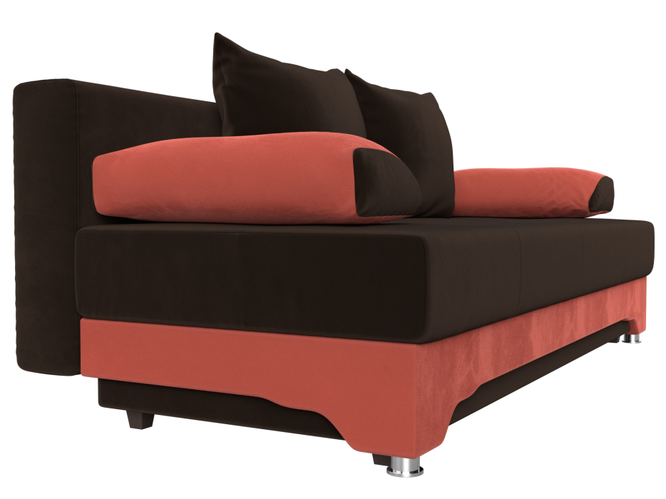 Диваны еврокнижки, Диван прямой Ник-2, микровельвет