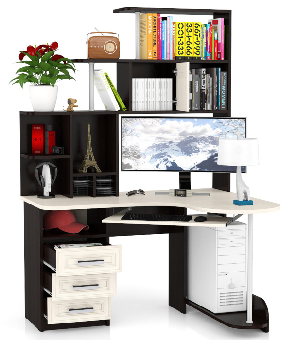 Детские столы, Угловой компьютерный стол Варяг-3