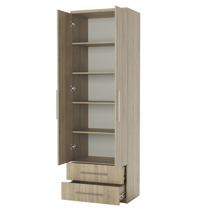 Для одежды, Шкаф с полками и ящиками Мелодия МПЯ-21 90х45