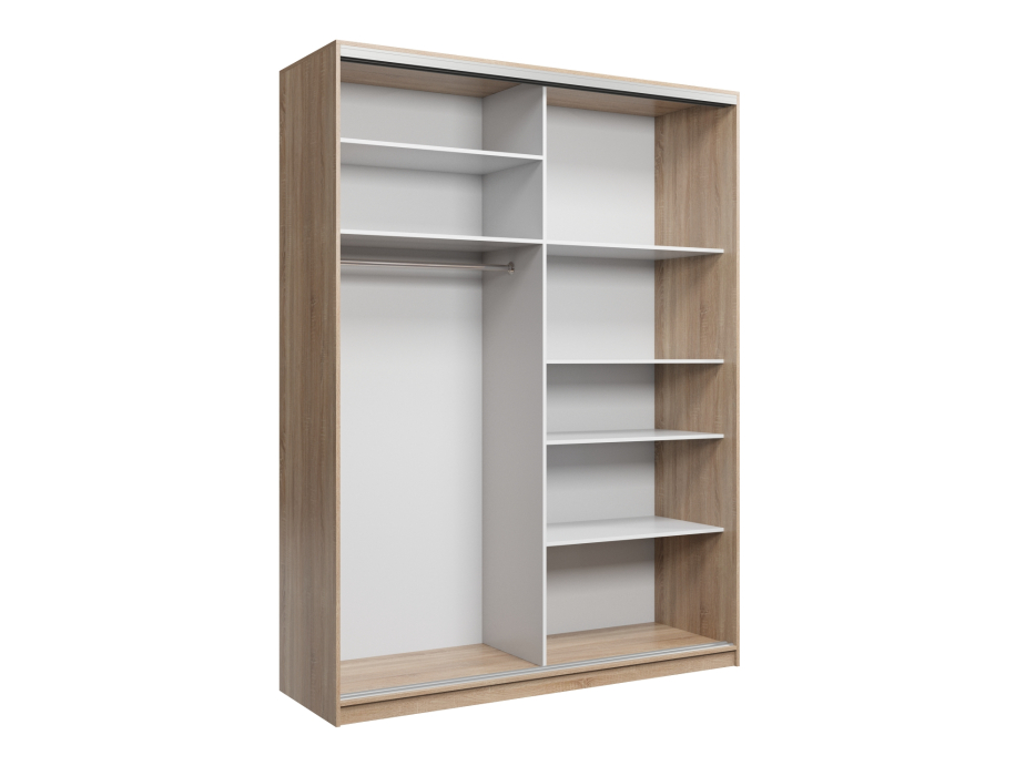 Шкафы-купе, Шкаф купе 2-х дверный Айсберг 180+зеркало