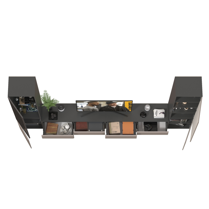 Стенки для гостиной, Сидней стенка модульная № 131