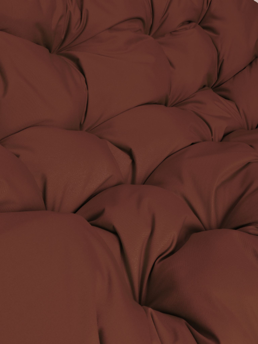 Кресла, Подвесное кресло КРУГ с ротангом коричневое