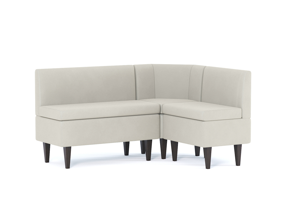 Кухонные уголки, Диван кухонный угловой Лео, велюр