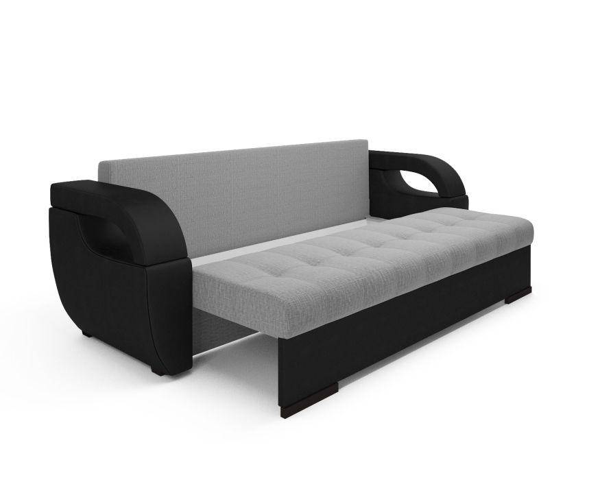 Диваны с ящиком для белья, Диван прямой еврокнижка Мартин (Рогожка)