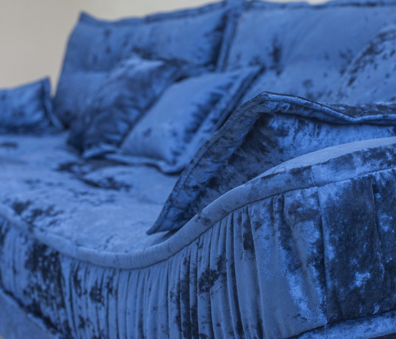 Диваны угловые в гостиную, Диван мягкий угловой Бруно, велюр