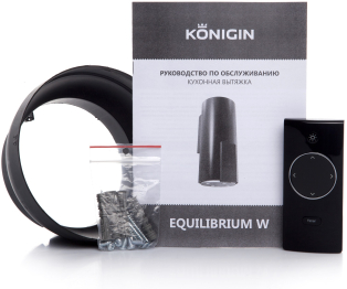 Кухонная вытяжка Konigin Equilibrium W Glass