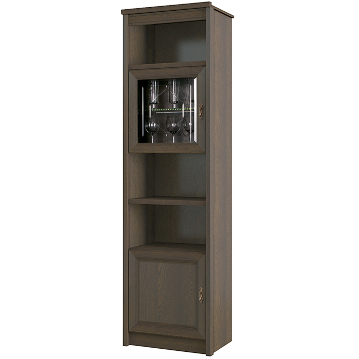 Витрины, Шкаф многоцелевой Флоренция 663, дуб оксфорд